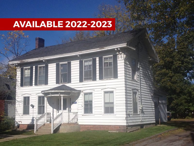 Student Rental Housing in Potsdam, Canton, Norfolk, New York Student